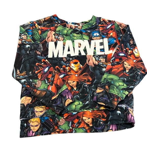 H&M Marvel Print Sweatshirt 6/7 - Picture 1 of 5